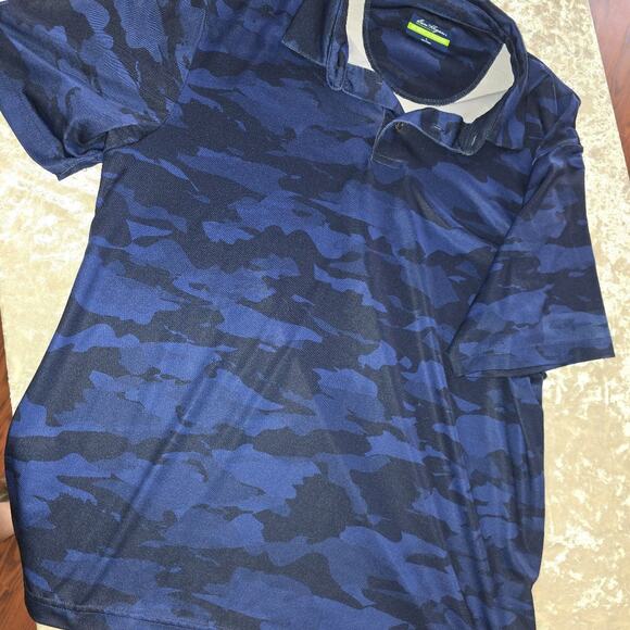 Ben Hogan Other - Ben Hogan Men's Blue Camo Golf Polo Sz L